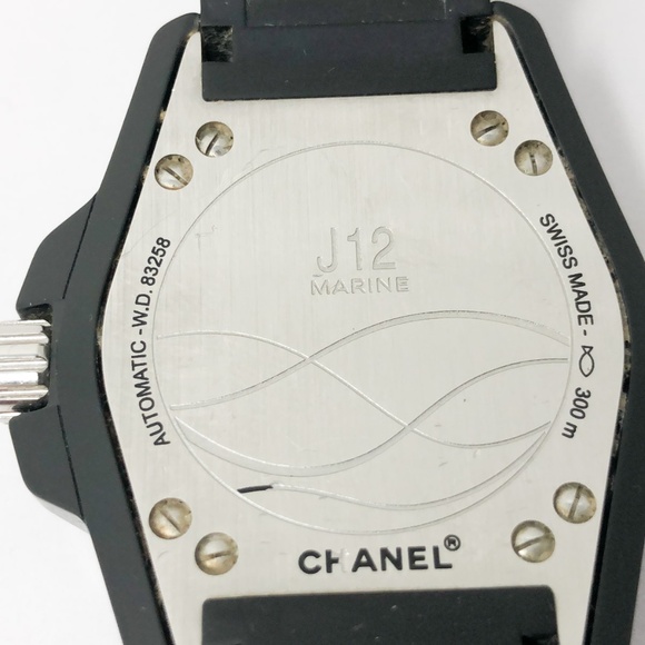 CHANEL BLACK/MARINE J12 WATCH 42MM AUTOMATIC - Picture 7 of 9
